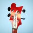 Aug 2002 Rickenbacker 4003/4 , Fireglo: Headstock