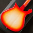 Rickenbacker 620/6 , Fireglo: Body - Rear