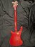Rickenbacker 4001/4 Mod, Burgundy: Full Instrument - Rear