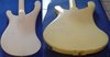 May 1978 Rickenbacker 4001/4 BT, White: Body - Rear