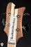 Jul 2024 Rickenbacker 4003/4 , Natural Walnut: Headstock
