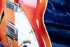 Rickenbacker 360/6 Bound Headstock, Fireglo: Close up - Free