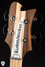 Jul 2024 Rickenbacker 4003/4 S, Natural Walnut: Headstock