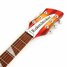 Jul 2024 Rickenbacker 360/6 , Fireglo: Headstock