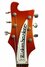 Jul 1973 Rickenbacker 480/6 , Fireglo: Headstock