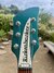 Feb 1994 Rickenbacker 330/6 Mod, Turquoise: Headstock