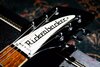Feb 1991 Rickenbacker 360/6 WB, Jetglo: Headstock