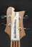 Aug 2024 Rickenbacker 4005/4 V, Mapleglo: Headstock