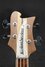 Aug 2024 Rickenbacker 4005/4 V, Mapleglo: Headstock