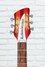 Aug 2024 Rickenbacker 330/6 , Fireglo: Headstock