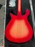 Rickenbacker 620/6 Mod, Fireglo: Body - Rear