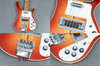 Rickenbacker 4001/4 CB Checkered Binding, Fireglo: Close up - Free