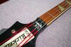 Feb 1982 Rickenbacker 4001/4 , Jetglo: Headstock