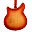 Rickenbacker 360/6 Bound Headstock, Fireglo: Body - Rear