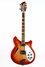 Rickenbacker 360/6 Bound Headstock, Fireglo: Full Instrument - Front