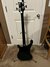 Rickenbacker 4001/4 CB Checkered Binding, Jetglo: Full Instrument - Rear