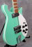Rickenbacker 660/6 Mod, Sea Green: Close up - Free