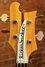 Oct 1973 Rickenbacker 4000/4 Mod, Mapleglo: Headstock