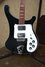 Rickenbacker 481/6 Slant Fret, Jetglo: Body - Front