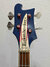Rickenbacker 4001/4 Mod, Azureglo: Headstock