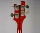 Rickenbacker 4001/4 , Burgundy: Headstock - Rear