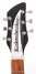 Mar 1967 Rickenbacker 360/6 Mod, Jetglo: Headstock