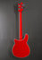 Rickenbacker 4005/4 V, Alarm Red: Full Instrument - Rear