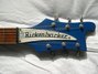 Mar 1974 Rickenbacker 480/6 Refin, Azureglo: Headstock