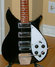 Rickenbacker 350/6 V63, Jetglo: Body - Front