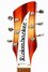 Aug 1969 Rickenbacker 381/6 , Fireglo: Headstock