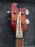 Feb 1981 Rickenbacker 4001/4 CB Checkered Binding, Fireglo: Headstock