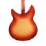 Rickenbacker 335/6 Mod, Fireglo: Body - Rear
