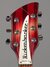 Jul 1999 Rickenbacker 330/6 , Fireglo: Headstock