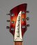 Sep 1996 Rickenbacker 360/6 , Fireglo: Headstock