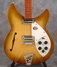 Rickenbacker 330/6 S, Honey Burst Satin: Body - Front