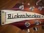 Feb 1993 Rickenbacker 360/6 , Fireglo: Headstock