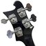 Rickenbacker 4003/4 S, Jetglo: Headstock - Rear