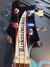 Oct 1972 Rickenbacker 4001/4 CB Checkered Binding, Jetglo: Headstock