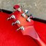 Rickenbacker 481/6 Slant Fret, Fireglo: Headstock - Rear