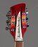 Jul 2001 Rickenbacker 620/12 , Fireglo: Headstock