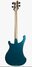 Rickenbacker 4003/4 CB Checkered Binding, Turquoise Blue: Full Instrument - Rear