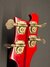 Rickenbacker 4001/4 , Burgundy: Headstock - Rear