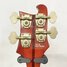 Rickenbacker 4001/4 Mod, Burgundy: Headstock - Rear