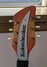 Sep 1962 Rickenbacker 425/6 , Fireglo: Headstock