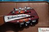 Jun 1989 Rickenbacker 360/12 V64, Fireglo: Headstock