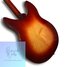 Rickenbacker 330/6 , Fireglo: Body - Rear