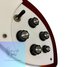 Rickenbacker 330/6 , Fireglo: Close up - Free2