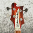 Mar 1972 Rickenbacker 4001/4 CB Checkered Binding, Fireglo: Headstock