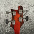 Rickenbacker 4001/4 CB Checkered Binding, Fireglo: Headstock - Rear