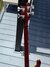 Nov 1971 Rickenbacker 4001/4 CB Checkered Binding, Burgundy: Neck - Rear